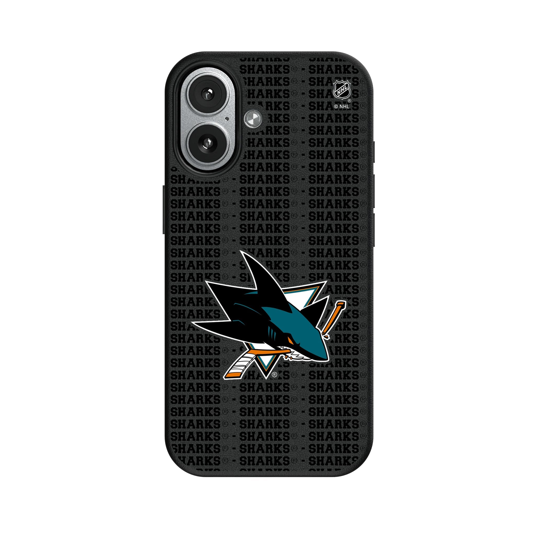 San Jose Sharks Text Backdrop MagSafe Compatible Phone Case for Apple iPhone 7