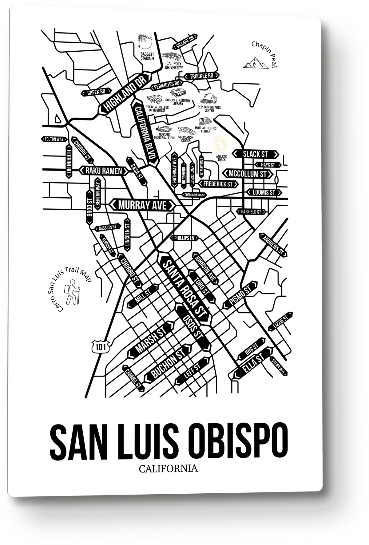 San Luis Obispo, California street map 8