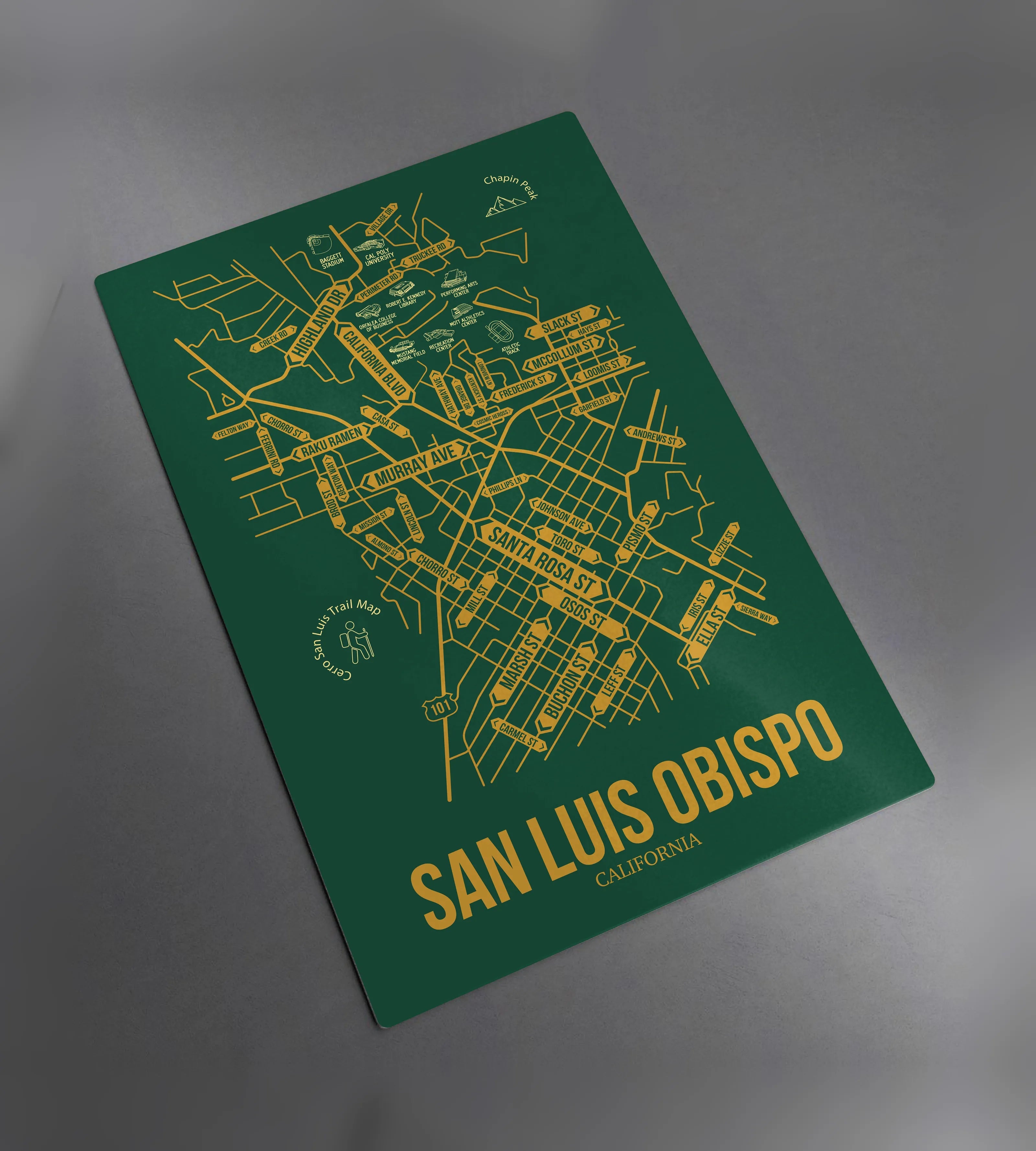 San Luis Obispo, California street map 2