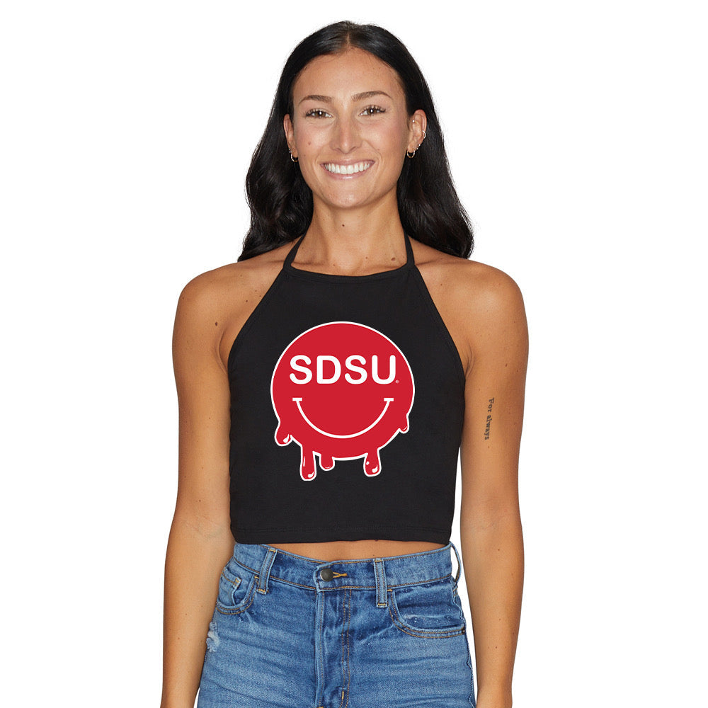 San Diego State Aztecs Smile Halter Top | lojobands