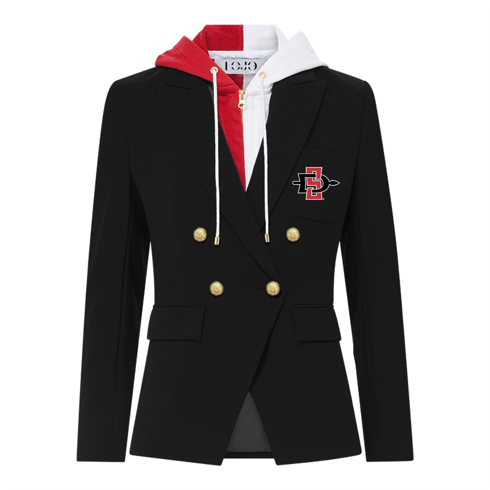 San Diego State Aztecs Hooded Blazer Jacket | lojobands