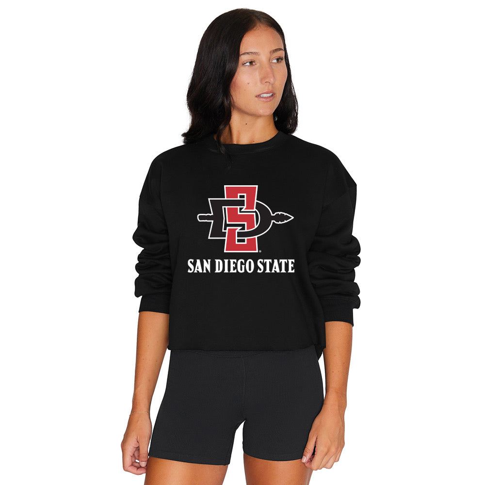 San Diego State Aztecs Black Crewneck | lojobands 3