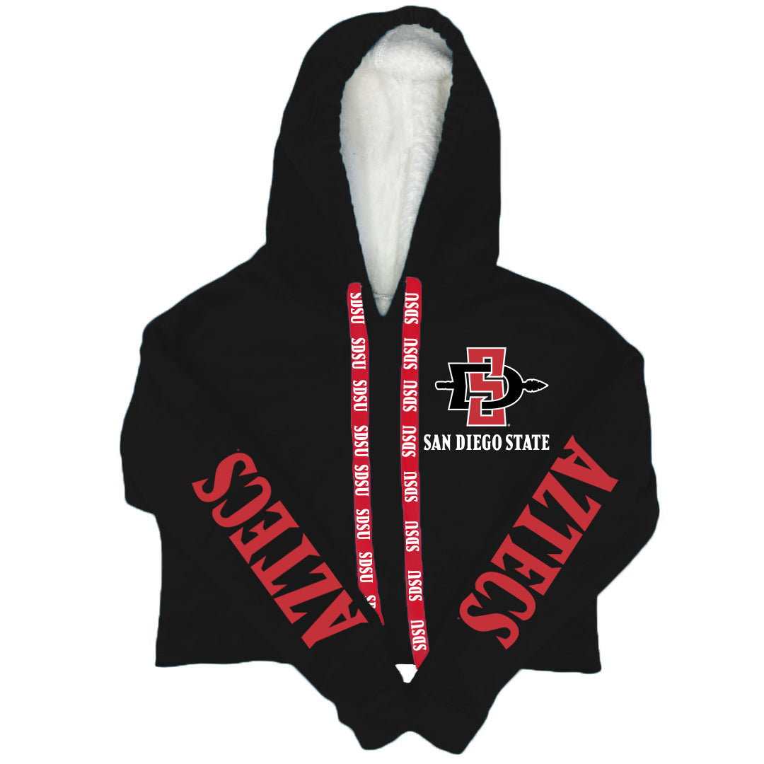SDSU Aztecs Varsity Furry Hoodie | lojobands