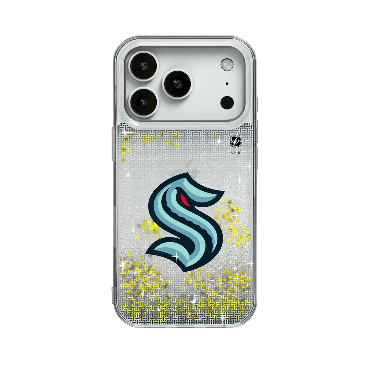 Seattle Kraken Linen Glitter Phone Case 18