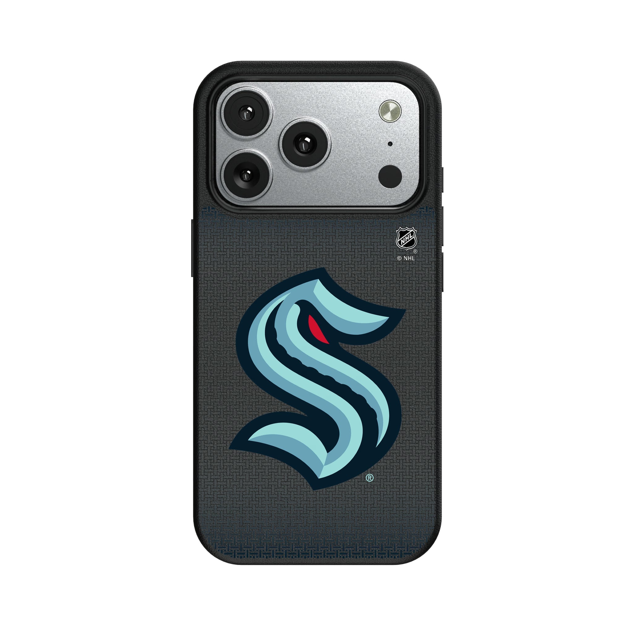 Seattle Kraken Linen MagSafe Compatible Phone Case for Apple iPhone 9