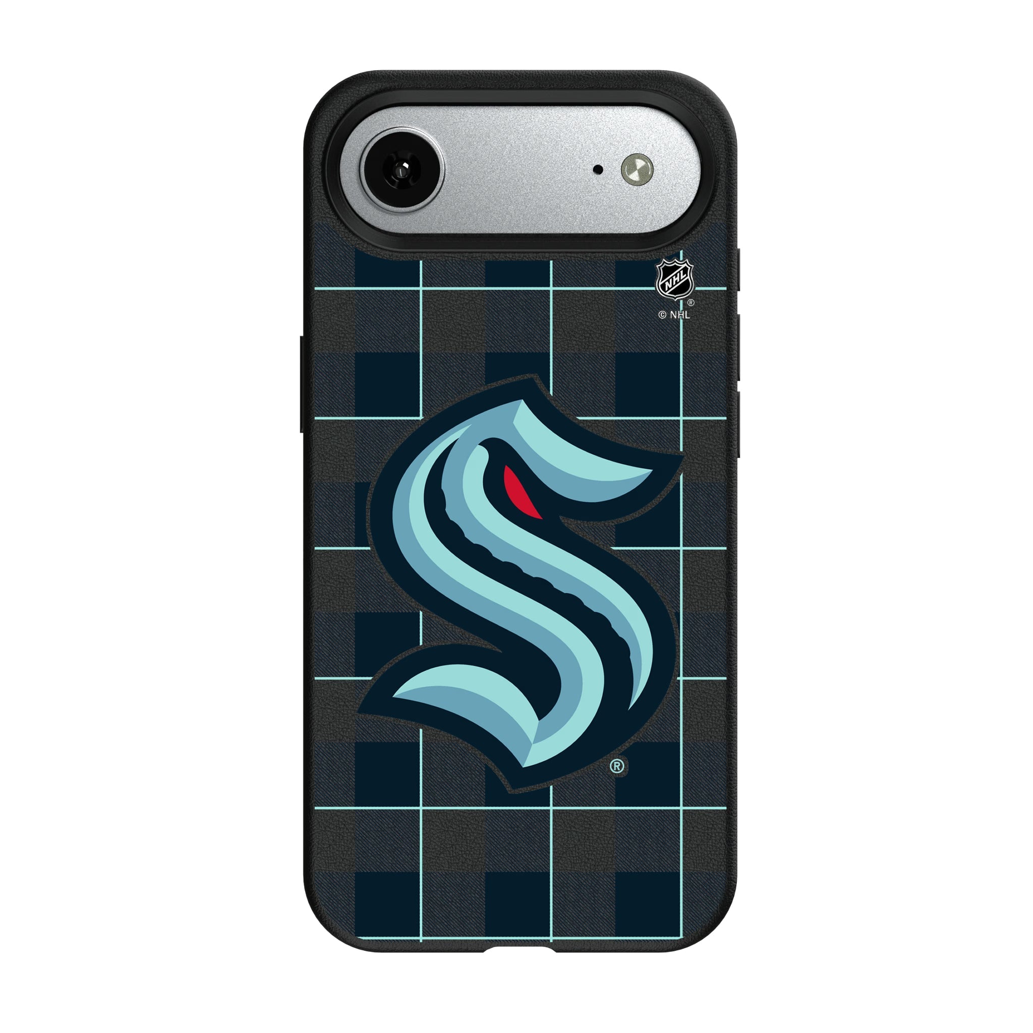 Seattle Kraken Plaid MagSafe Compatible Phone Case for Apple iPhone 8