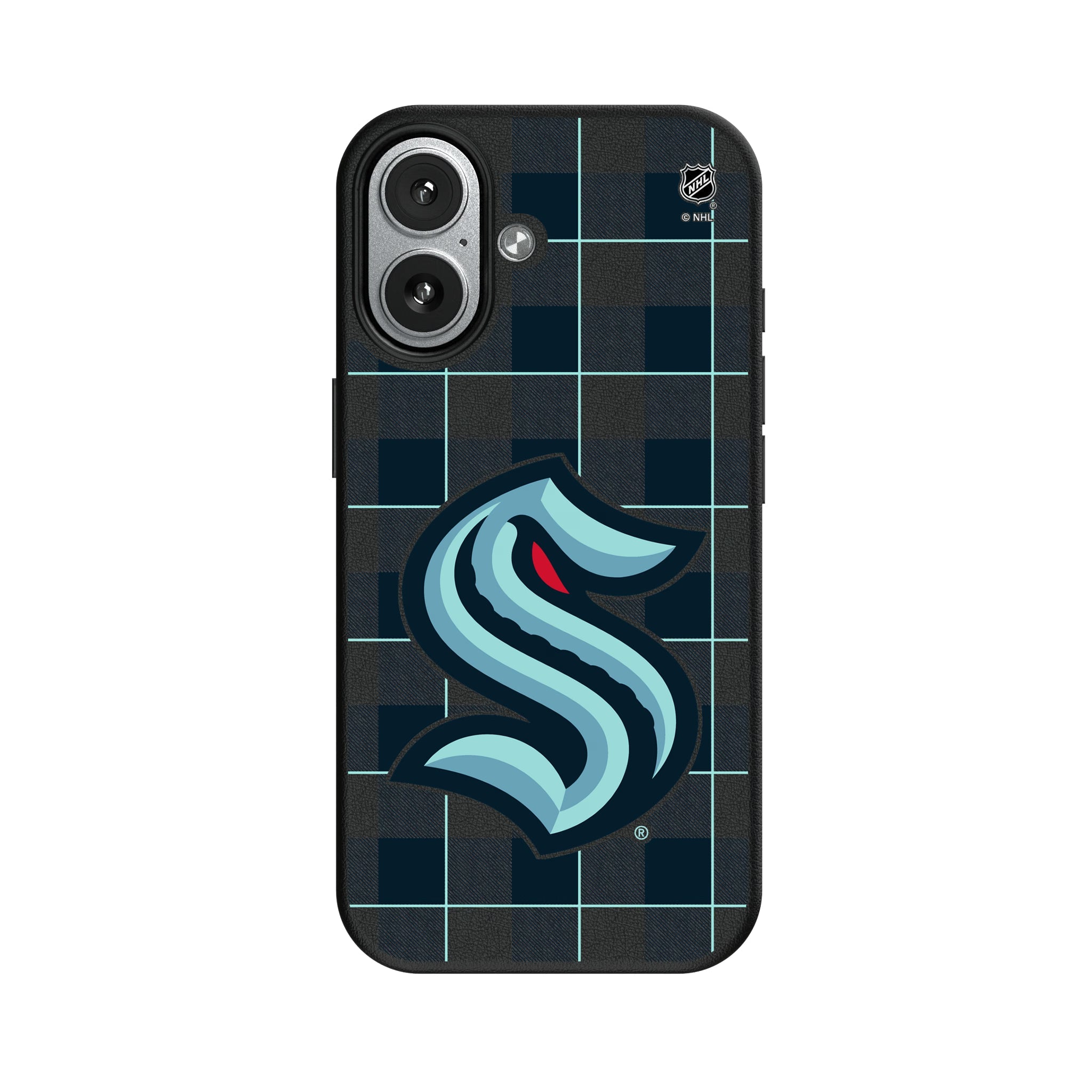 Seattle Kraken Plaid MagSafe Compatible Phone Case for Apple iPhone 7