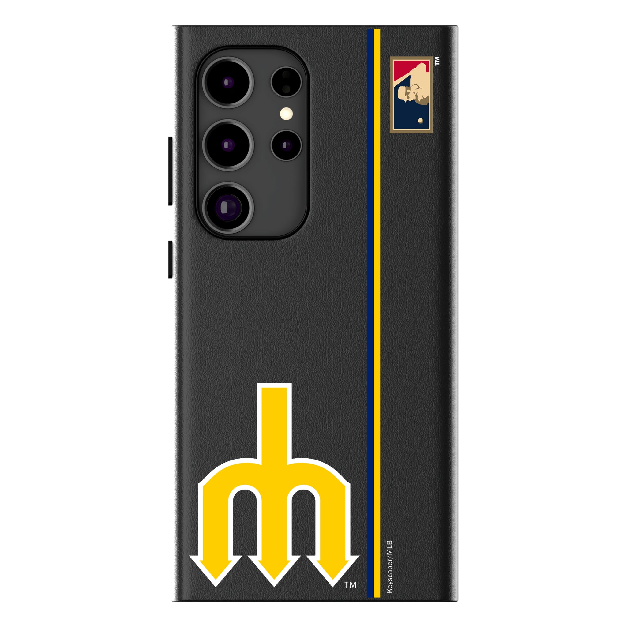 Seattle Mariners 1977-1980 - Cooperstown Collection Sidebar MagSafe Compatible Phone Case for Samsung Galaxy 10