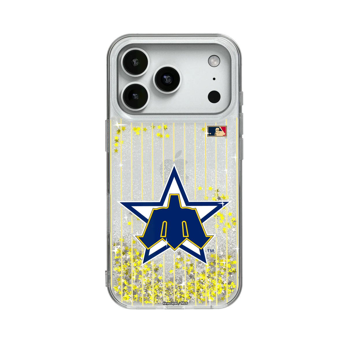 Seattle Mariners 1981-1986 - Cooperstown Collection Pinstripe Glitter Phone Case 19