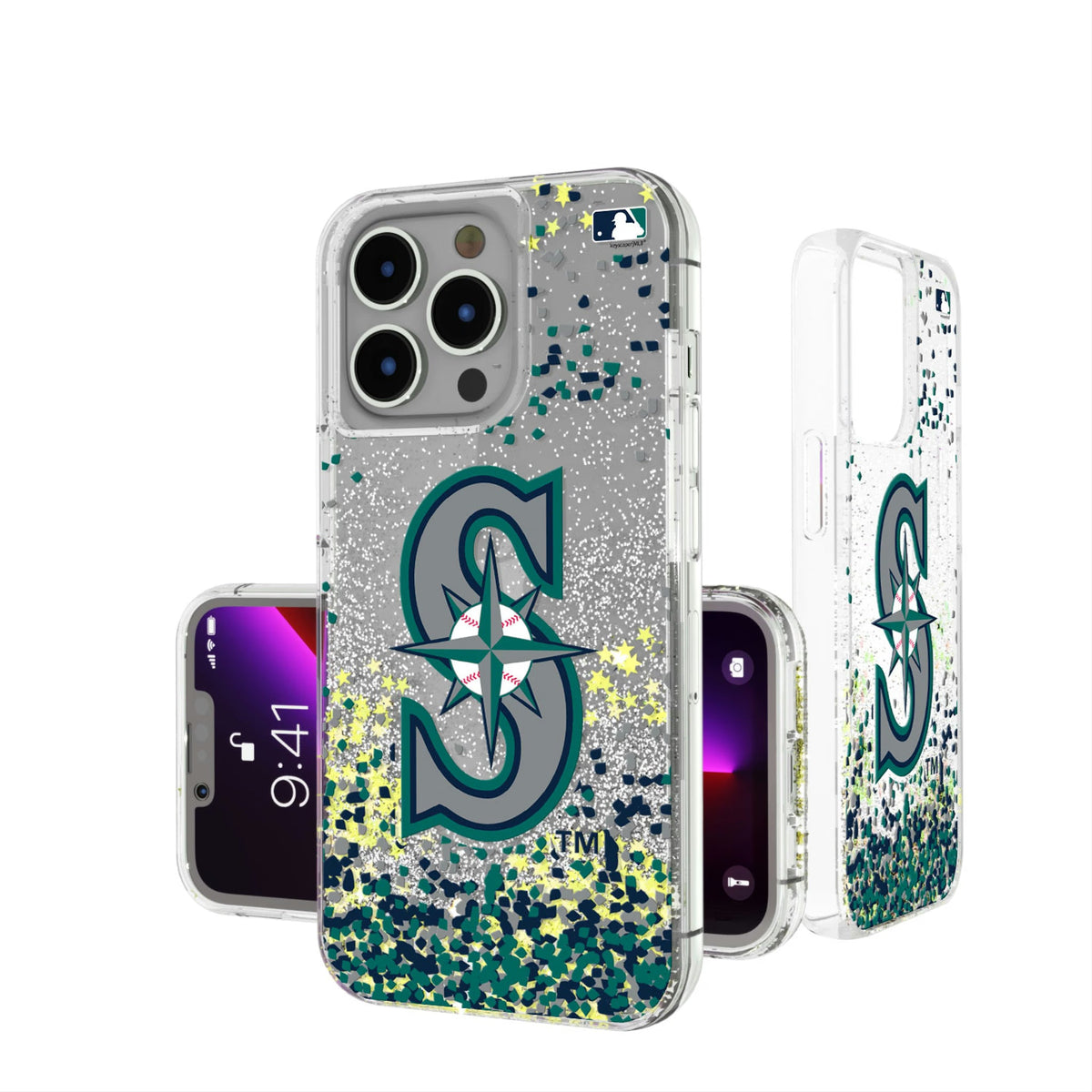 Seattle Mariners Confetti Glitter Phone Case 10