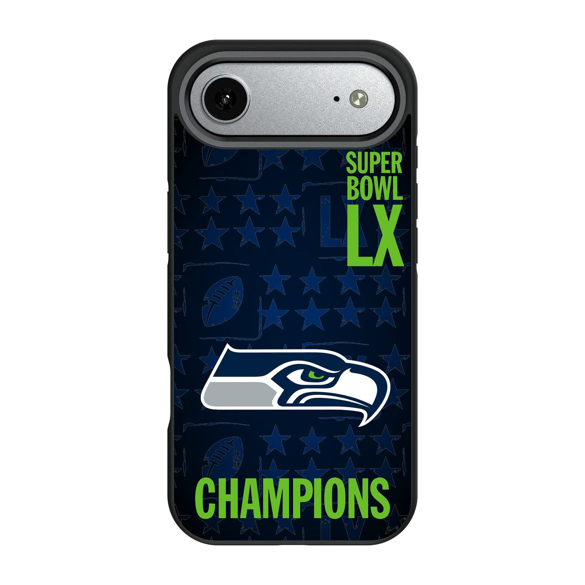 Seattle Seahawks 2026 Super Bowl Bump Phone Case for Apple iPhone 10