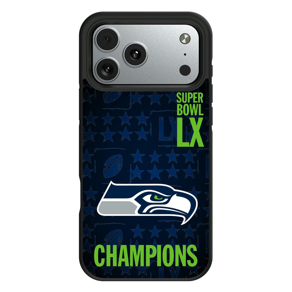 Seattle Seahawks 2026 Super Bowl Bump Phone Case for Apple iPhone 12