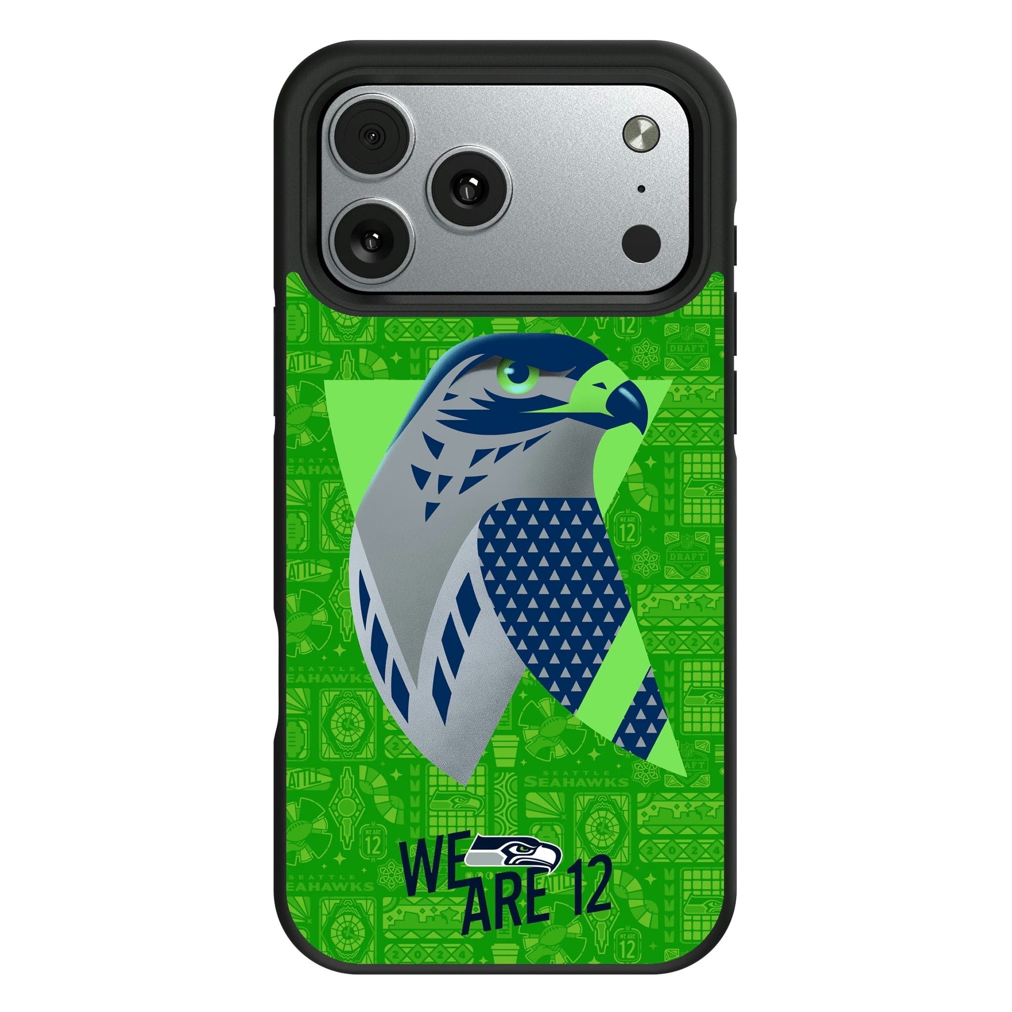 Seattle Seahawks 2024 Illustrated Limited Edition Bump Phone Case 22