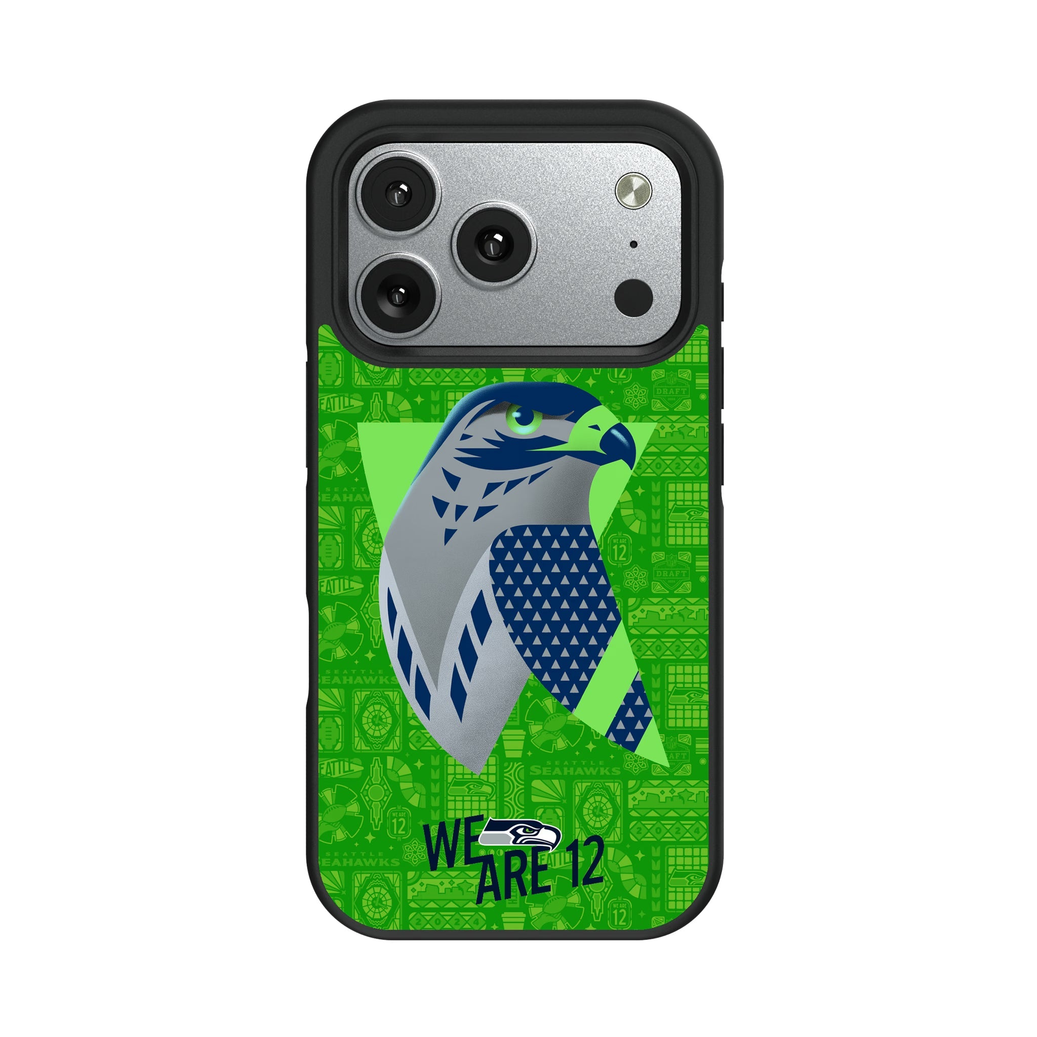 Seattle Seahawks 2024 Illustrated Limited Edition Bump Phone Case 21