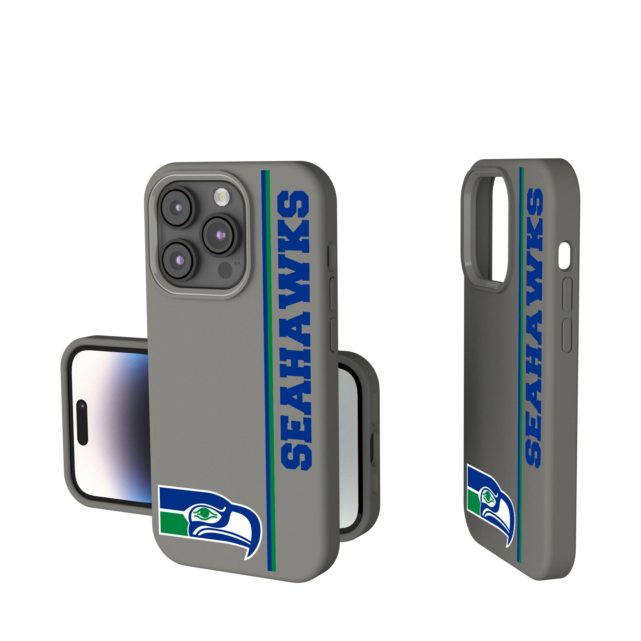 Seattle Seahawks Historic Collection Sidebar Soft Touch Phone Case 10
