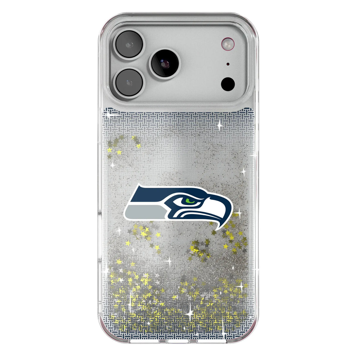 Seattle Seahawks Linen Glitter Phone Case 19