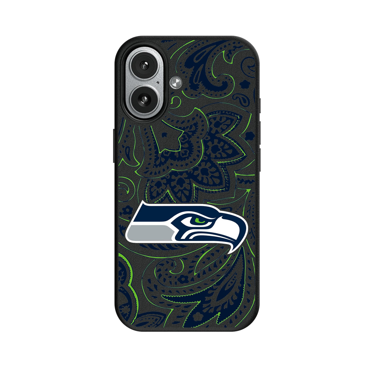 Seattle Seahawks Paisley MagSafe Compatible Phone Case for Apple iPhone 7