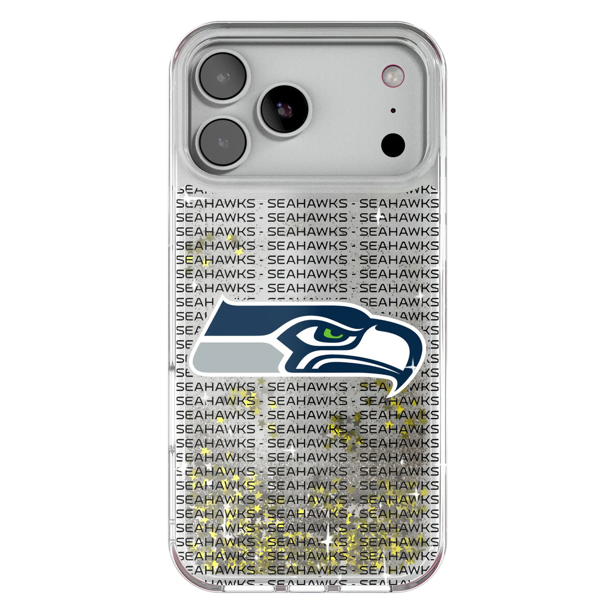 Seattle Seahawks Text Backdrop Glitter Phone Case 20