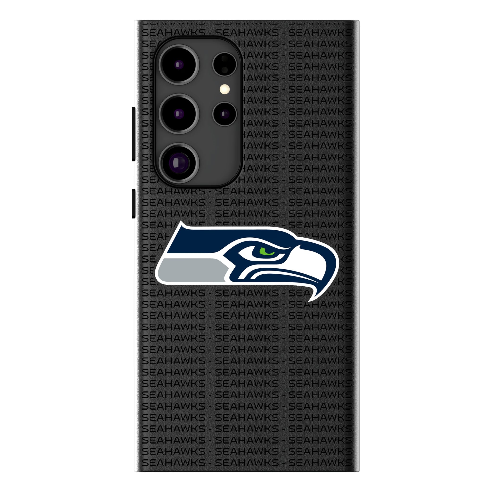 Seattle Seahawks Text Backdrop MagSafe Compatible Phone Case for Samsung Galaxy 11