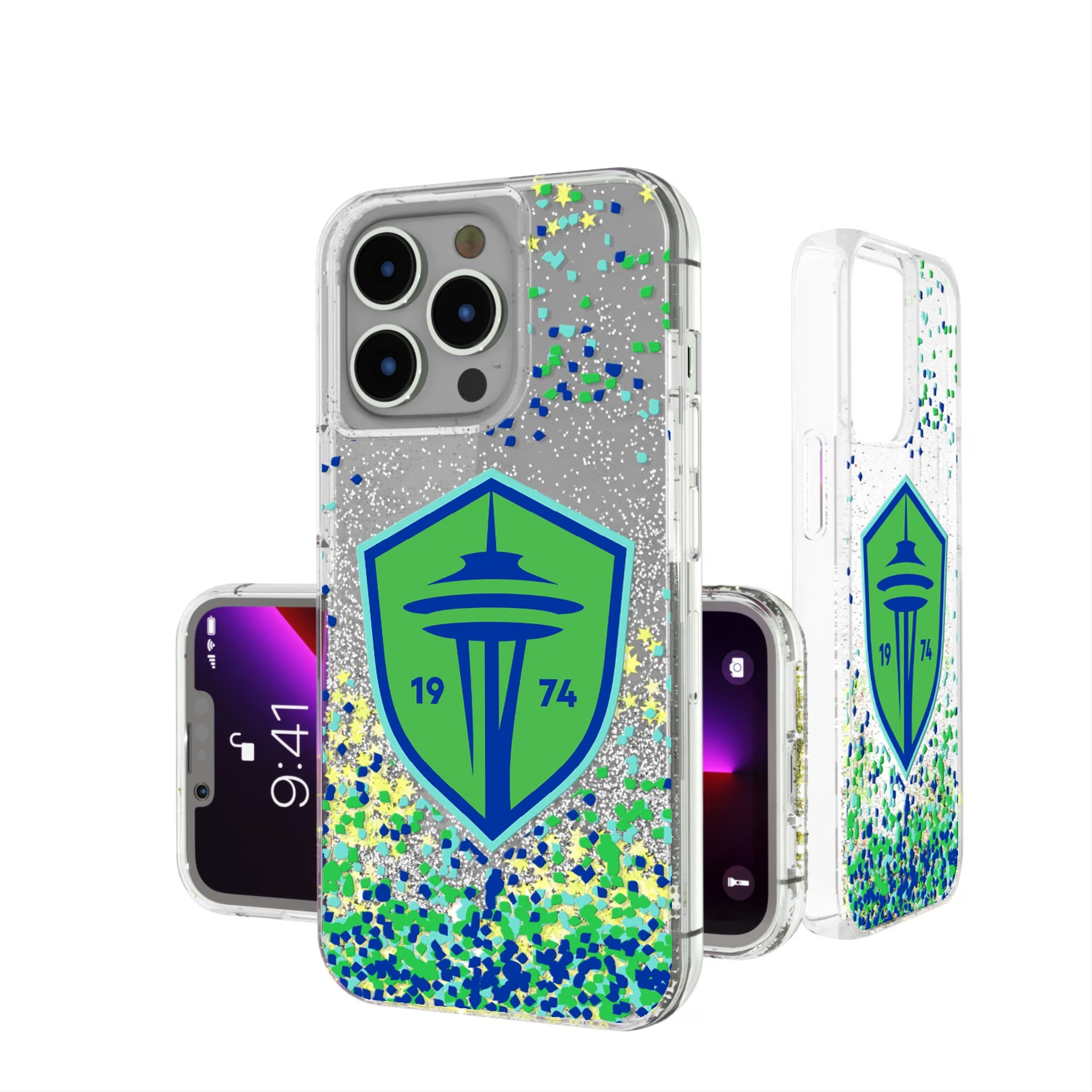 Seattle Sounders FC   Confetti Glitter Phone Case 14