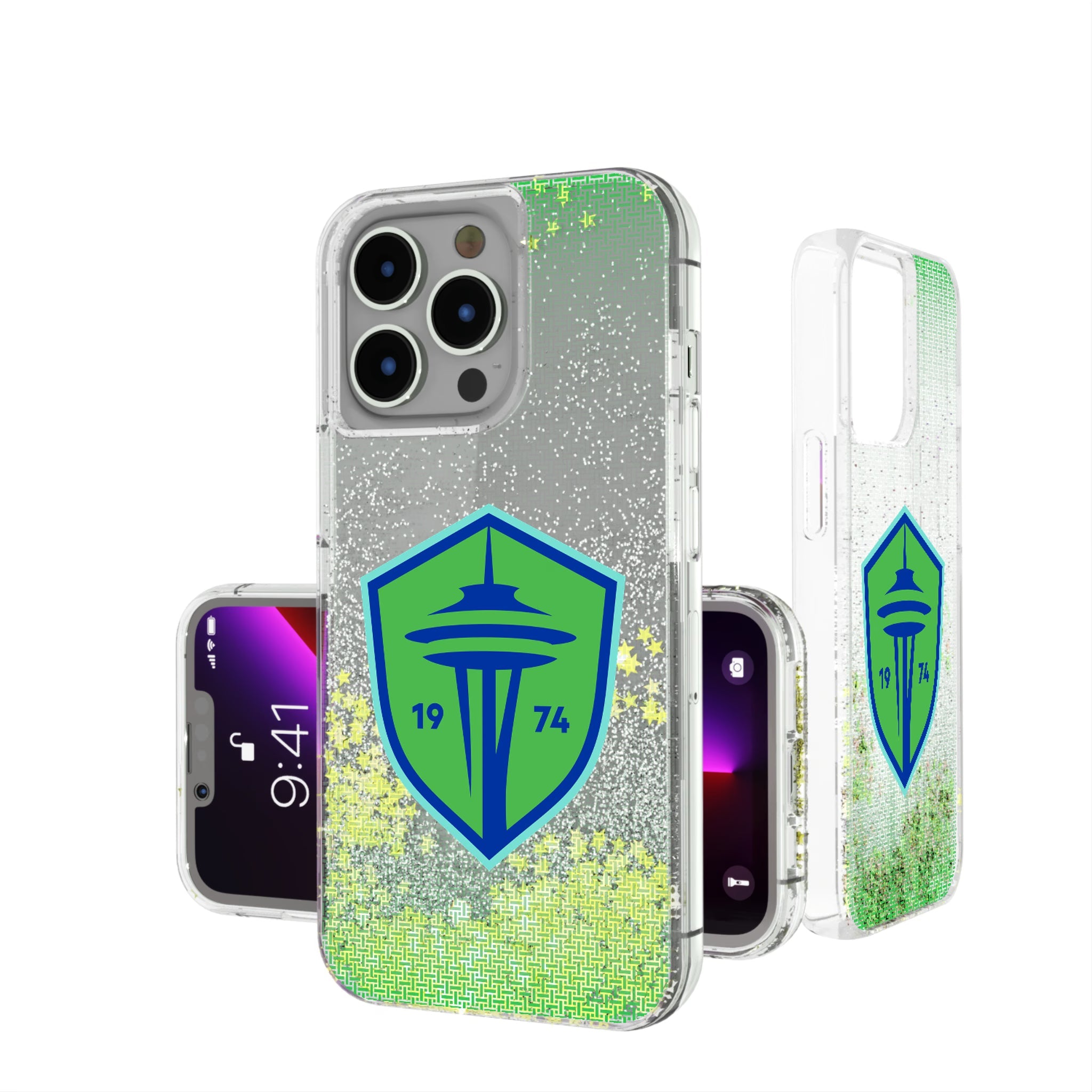 Seattle Sounders FC   Linen Glitter Phone Case 14