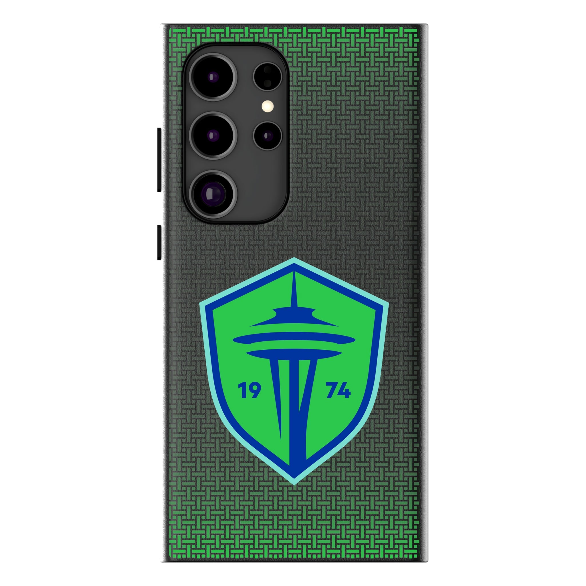 Seattle Sounders FC Linen MagSafe Compatible Phone Case for Samsung Galaxy 14