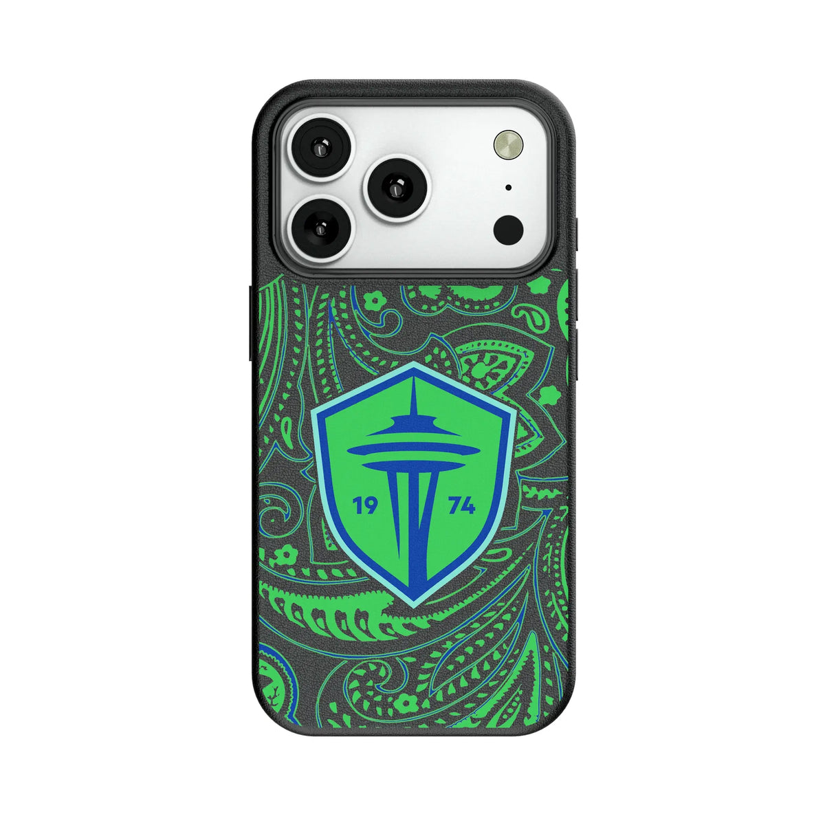 Seattle Sounders FC Paisley MagSafe Compatible Phone Case for Apple iPhone 7
