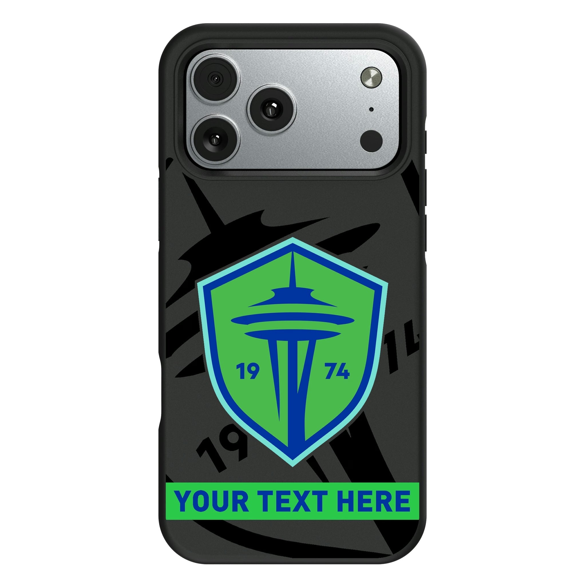 Seattle Sounders FC Personalized Tilt Bump Phone Case for Apple iPhone 12