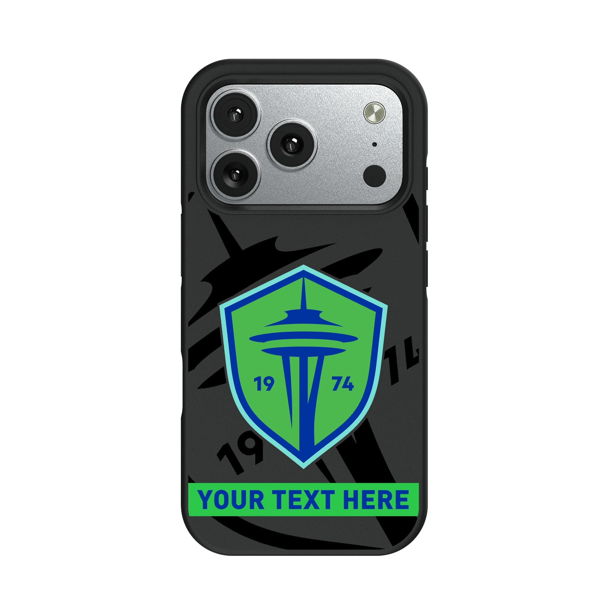 Seattle Sounders FC Personalized Tilt Bump Phone Case for Apple iPhone 11
