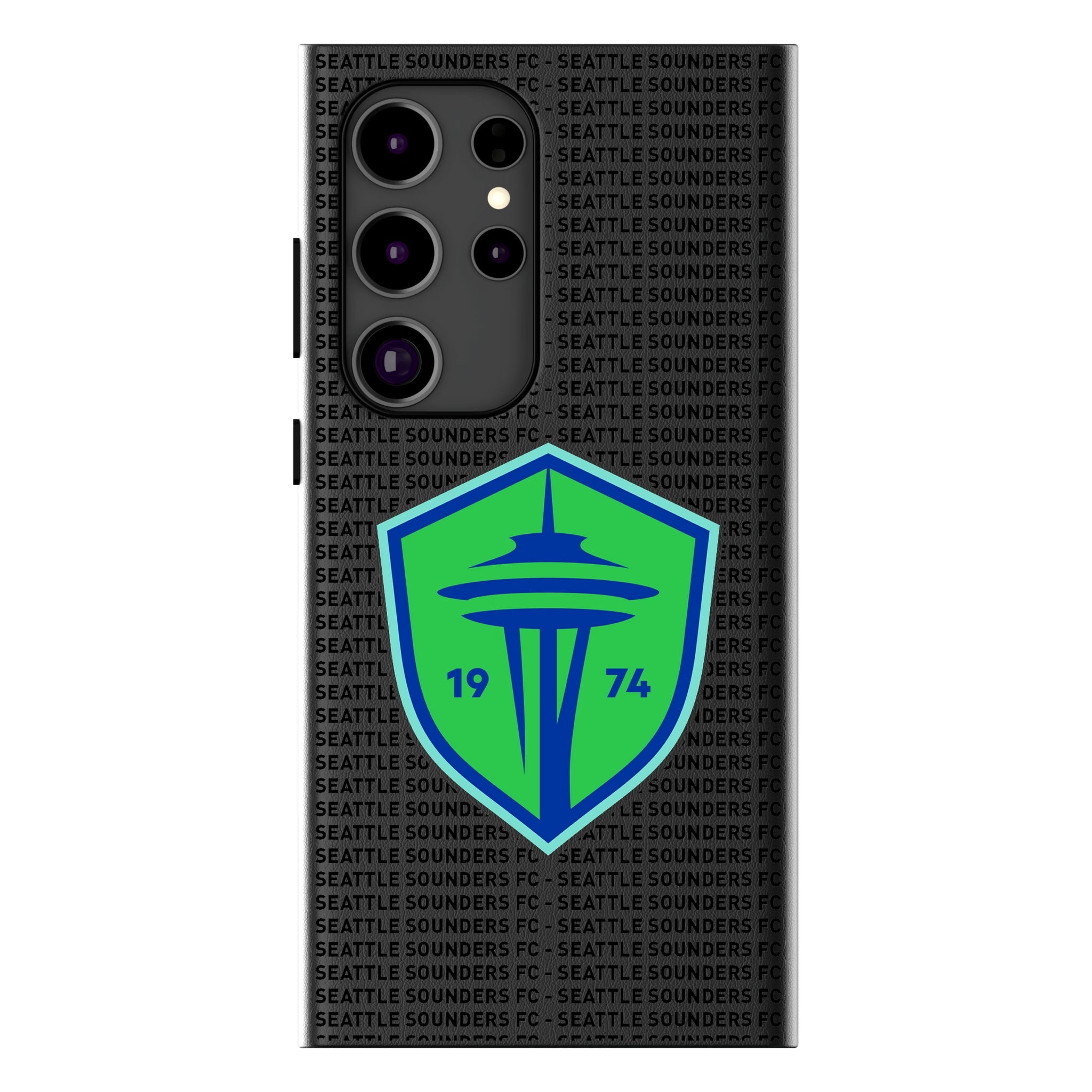 Seattle Sounders FC Text Backdrop MagSafe Compatible Phone Case for Samsung Galaxy 13