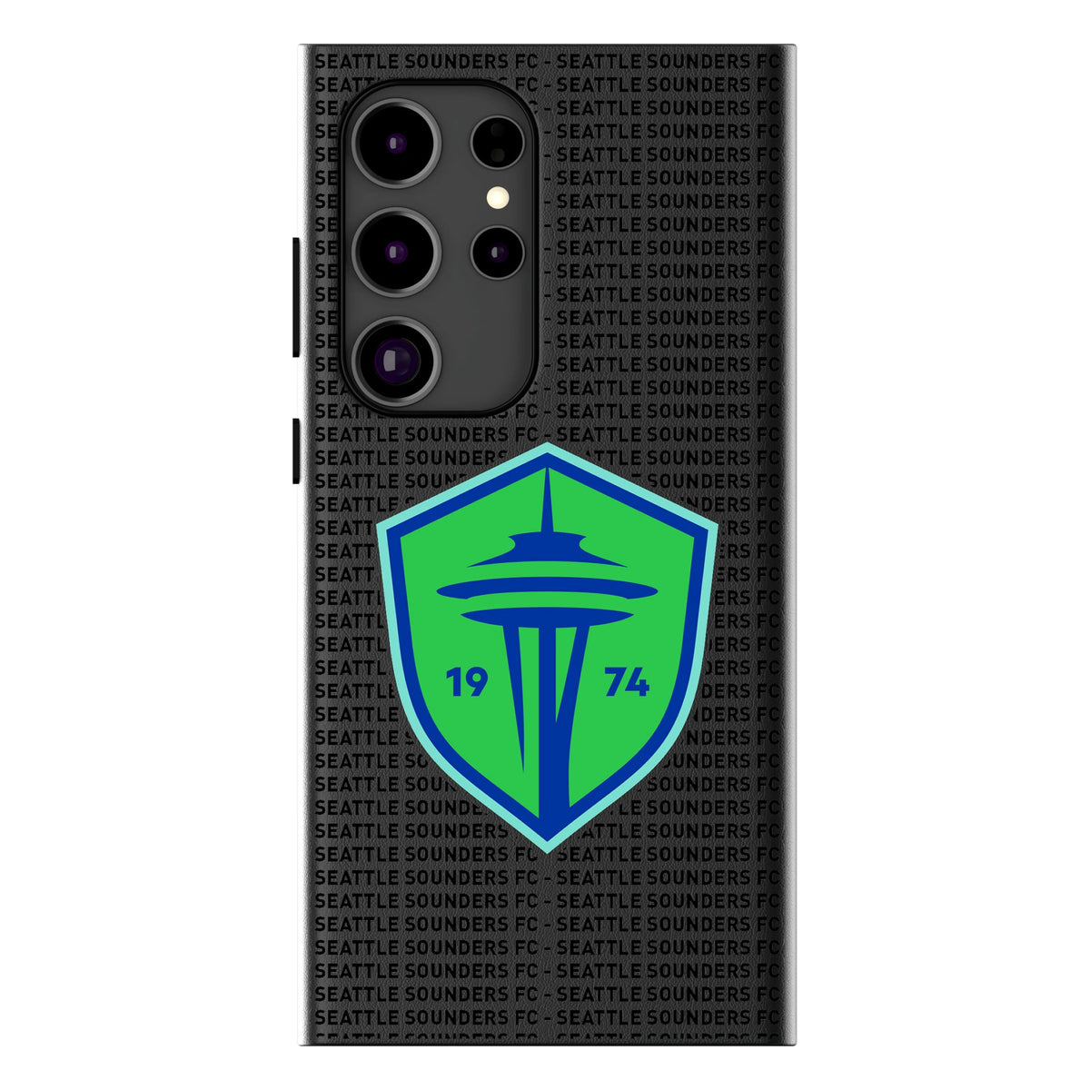 Seattle Sounders FC Text Backdrop MagSafe Compatible Phone Case for Samsung Galaxy 12