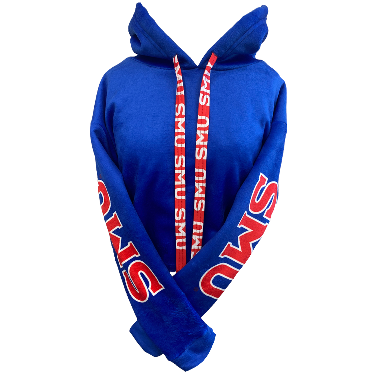 SMU Mustangs Varsity Furry Hoodie 4