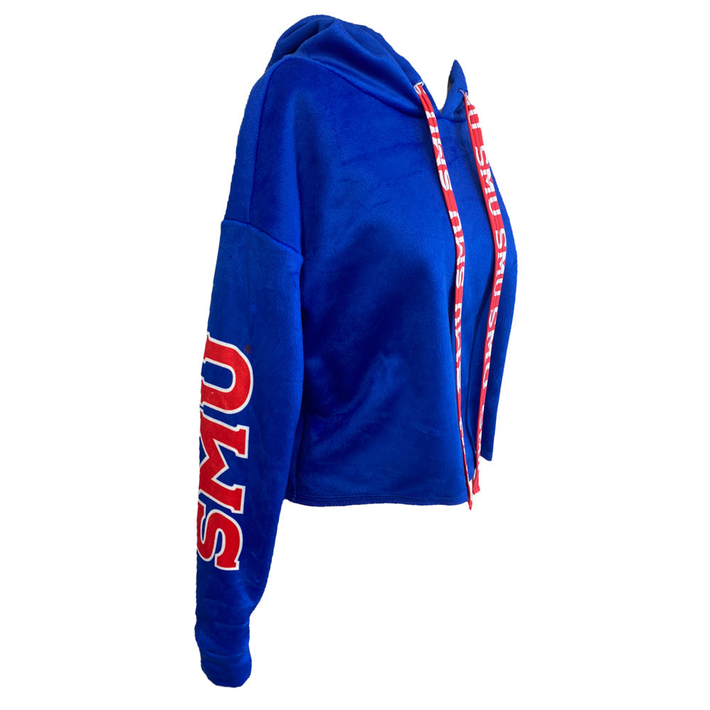 SMU Mustangs Varsity Furry Hoodie 8