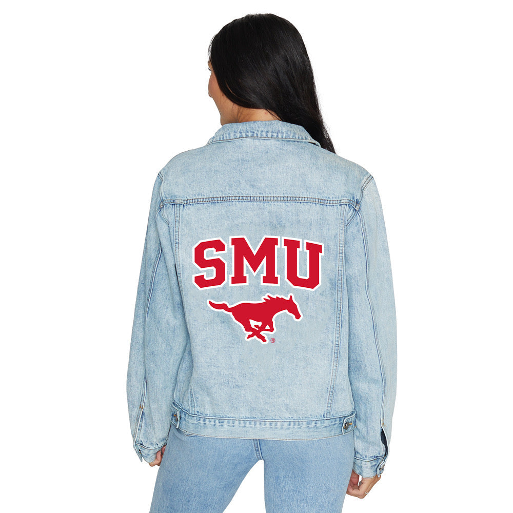 SMU Mustangs Denim Jacket | lojobands