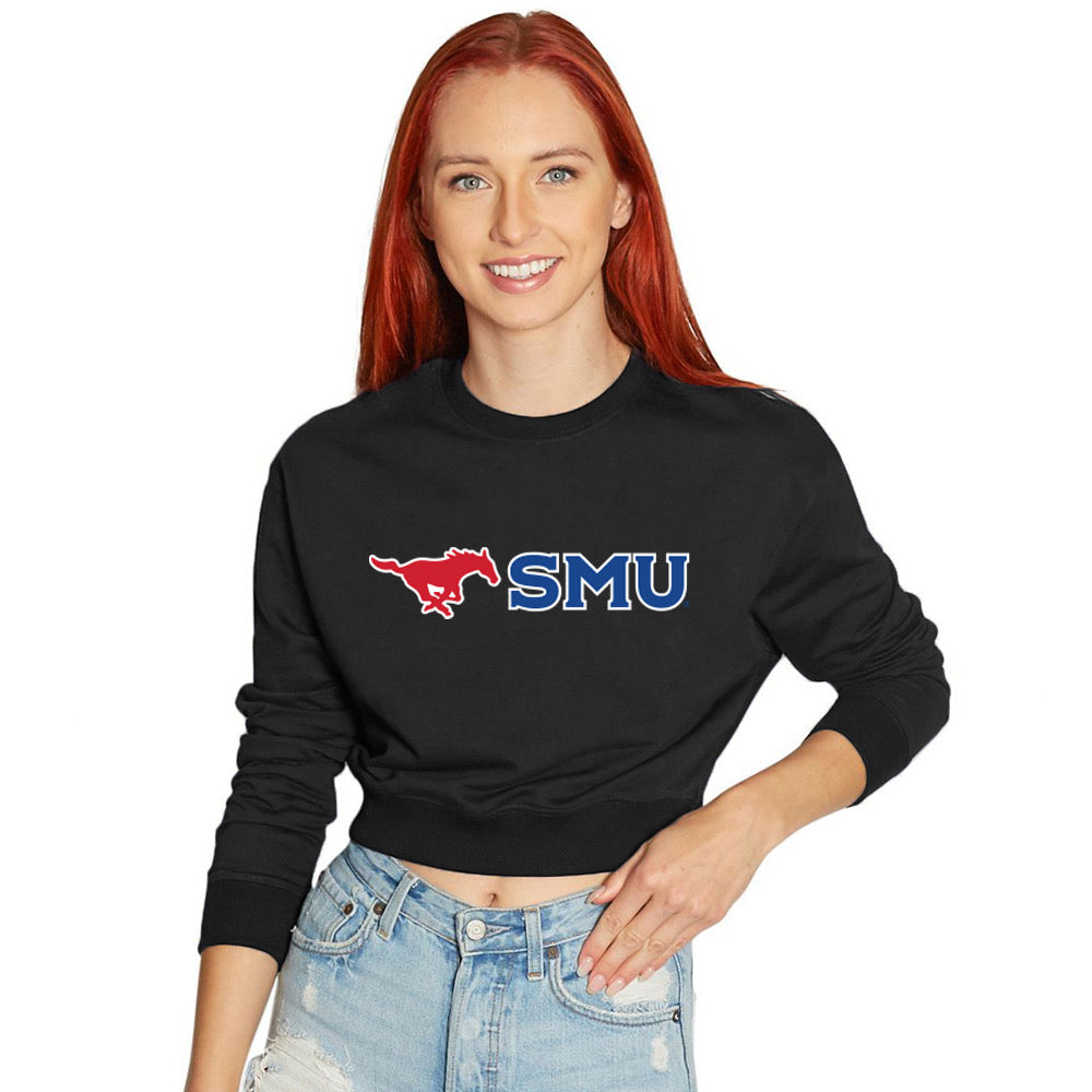 SMU Mustangs Pullover Crewneck | lojobands