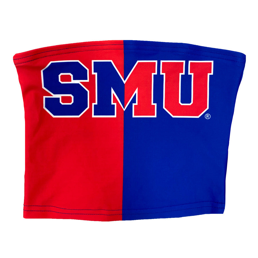 SMU Mustangs Two Tone Tube Top | lojobands 5