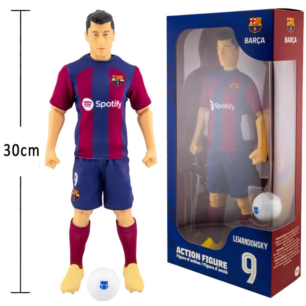 Sockers Action Figure Lewandowski Barcelona 9