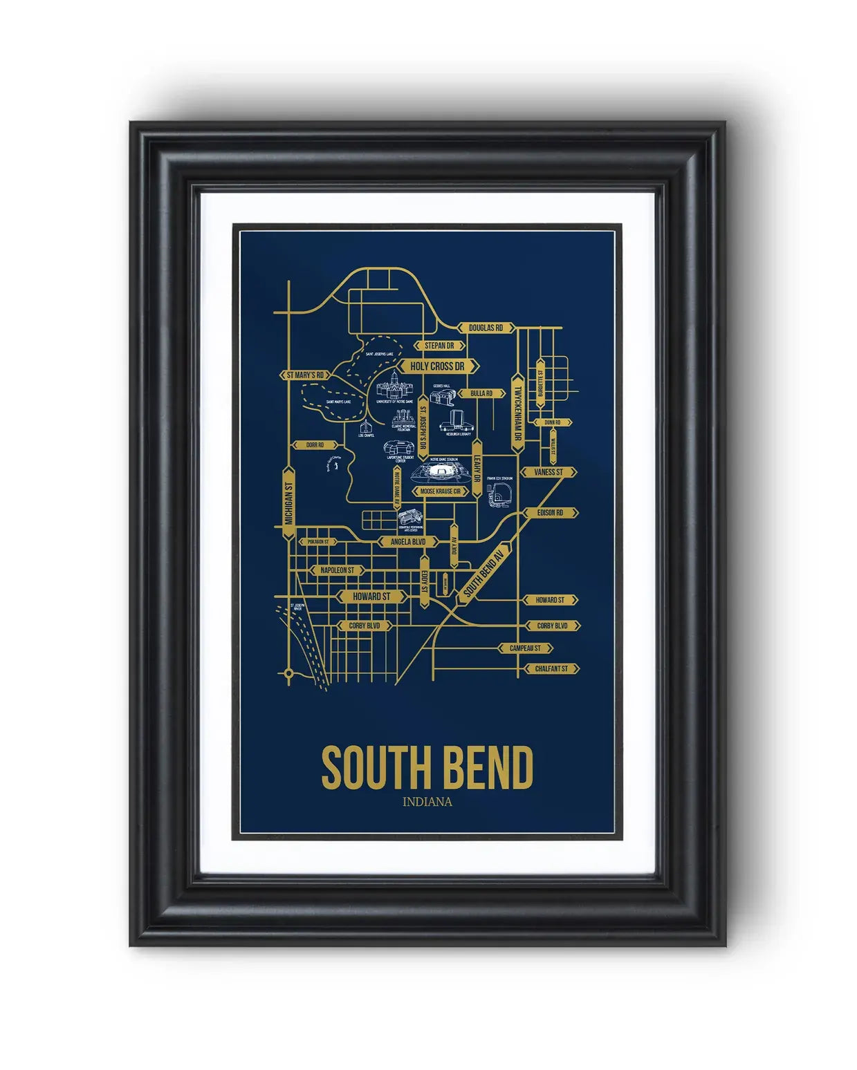 South Bend, Indiana street map 13