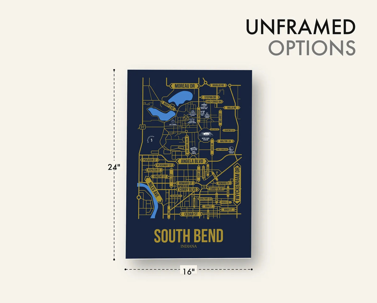 South Bend, Indiana street map 18