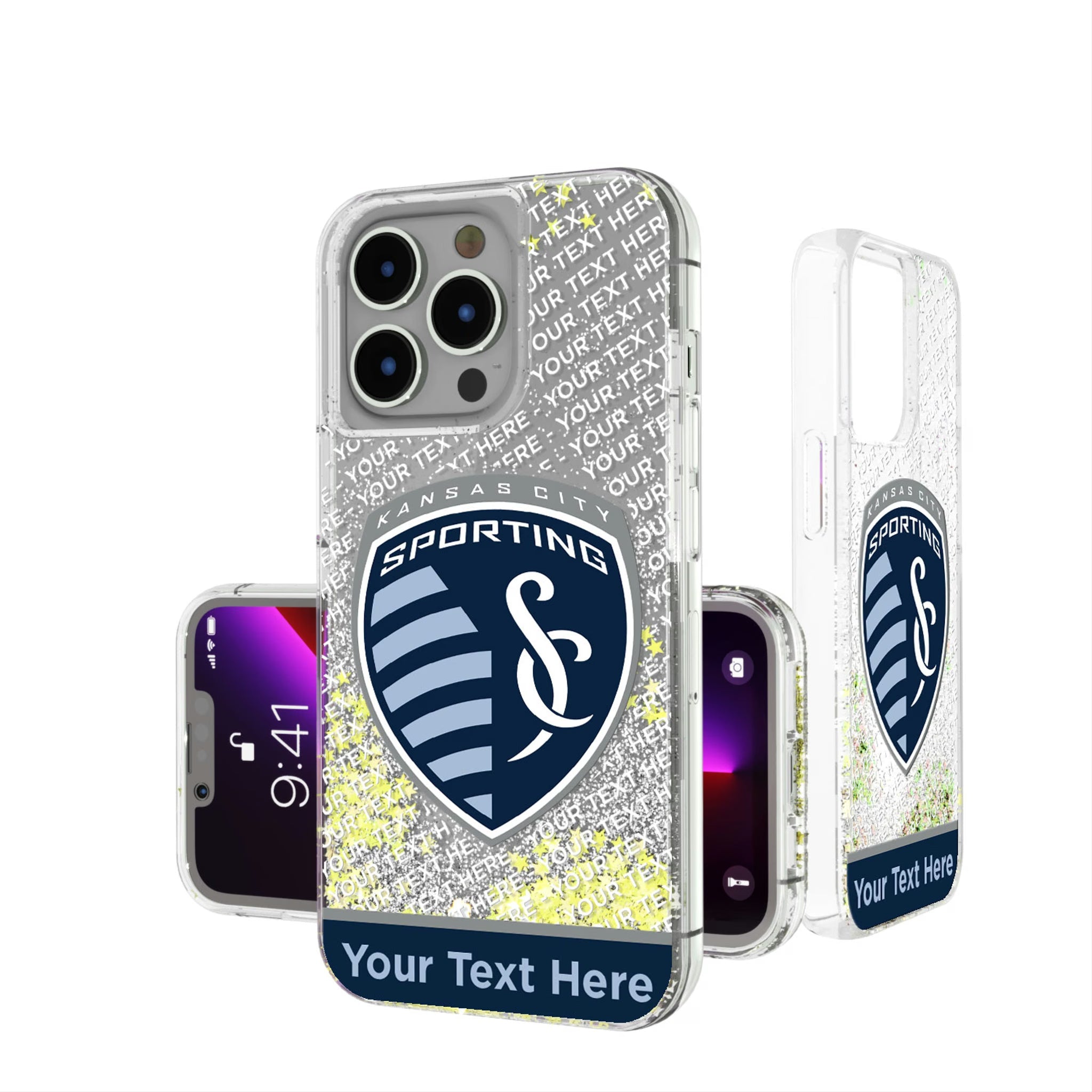 Sporting Kansas City Personalized EndZone Plus Glitter Phone Case for Apple iPhone 7
