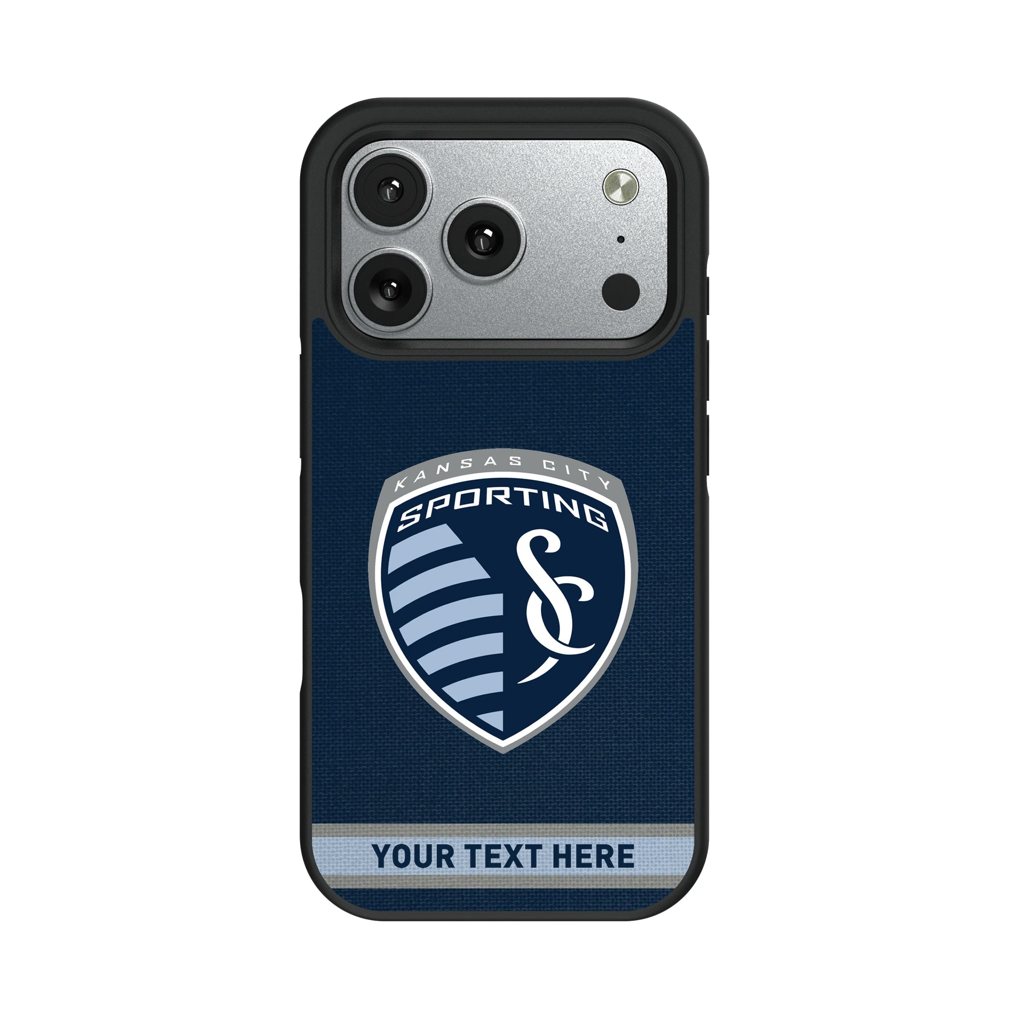 Sporting Kansas City Personalized Stripe Bump Phone Case for Apple iPhone 11