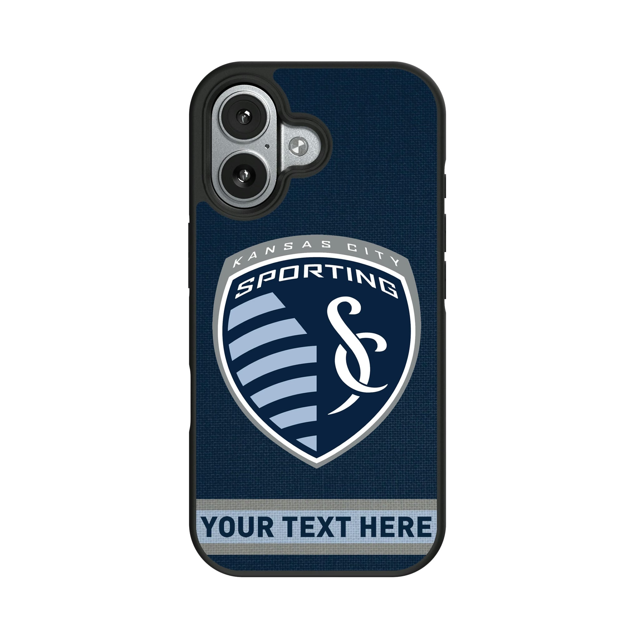 Sporting Kansas City Personalized Stripe Bump Phone Case for Apple iPhone 9