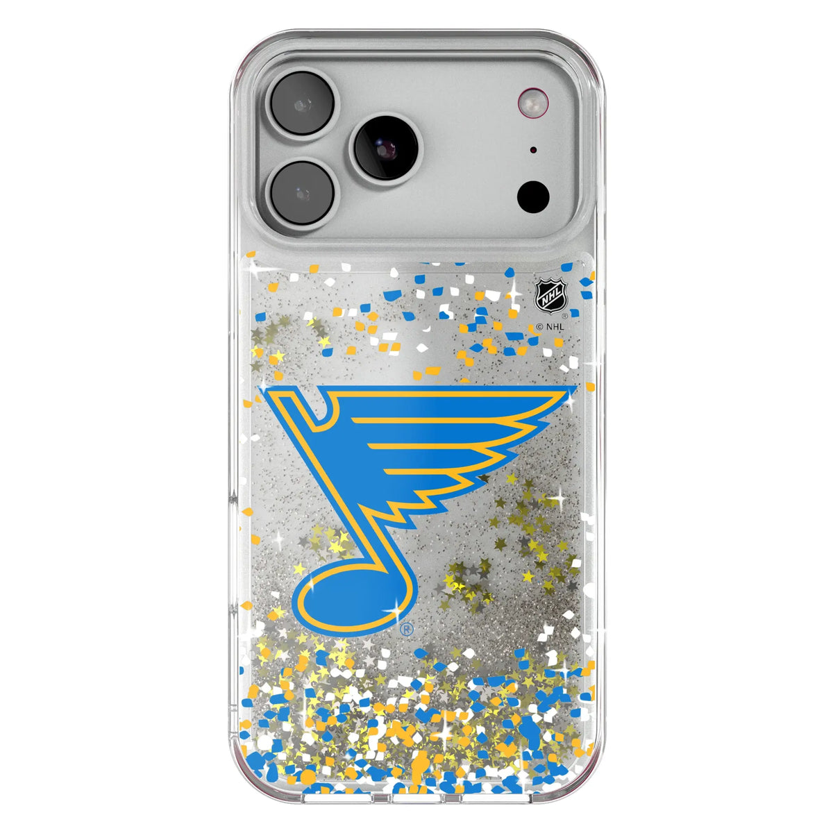 St. Louis Blues Confetti Glitter Phone Case for Apple iPhone 19
