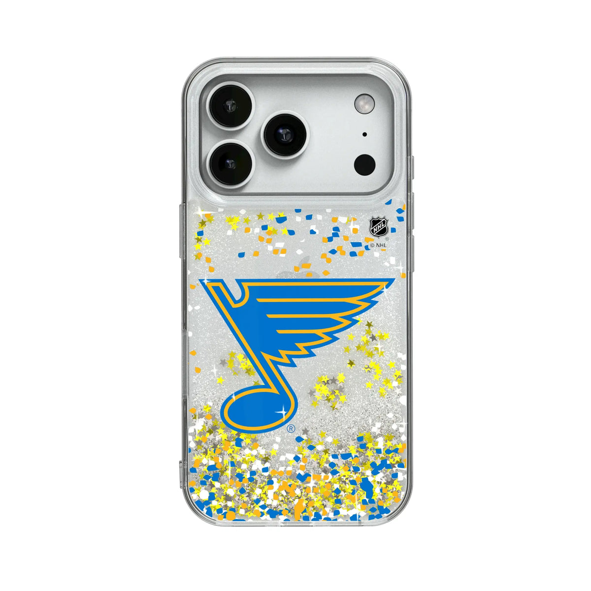 St. Louis Blues Confetti Glitter Phone Case for Apple iPhone 18