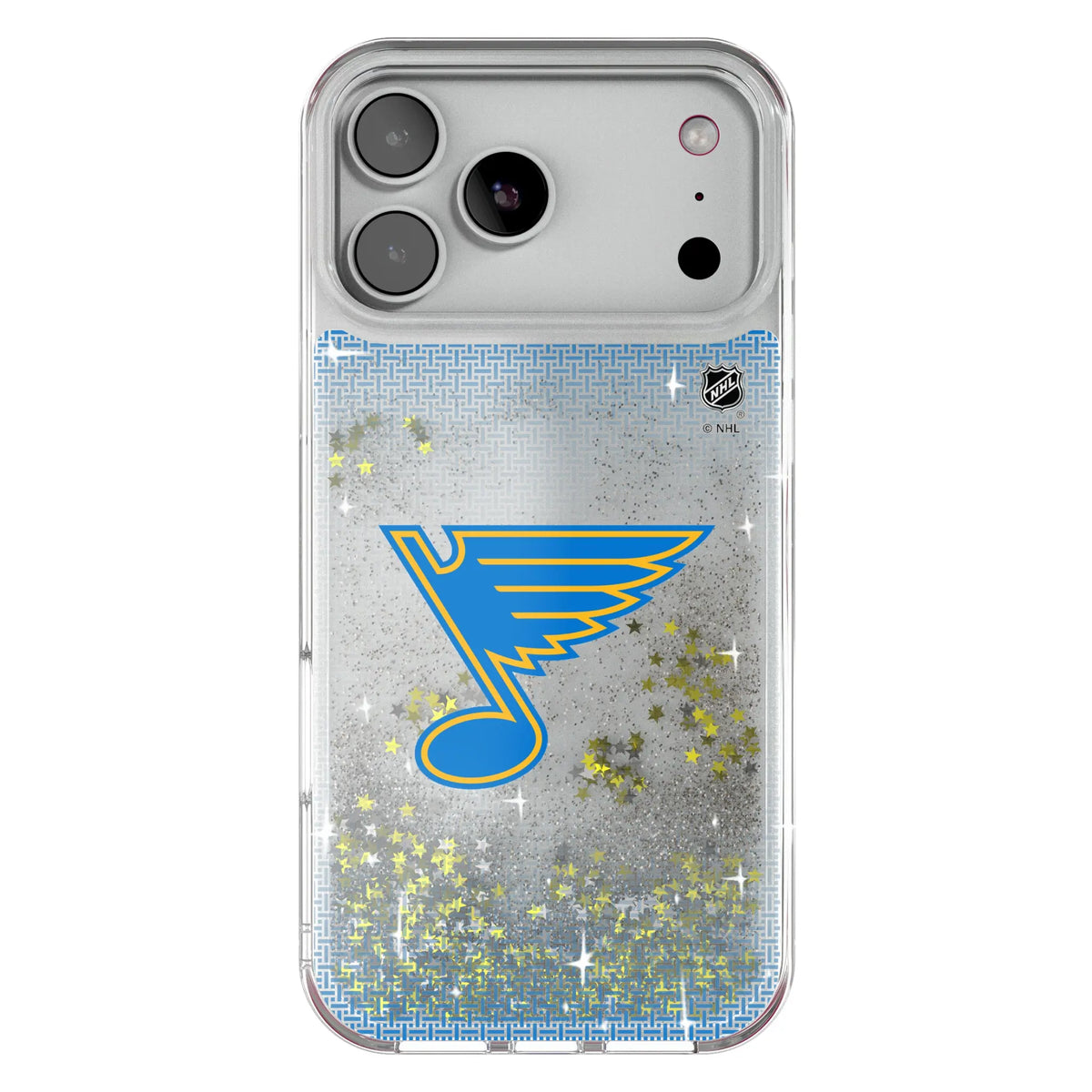 St. Louis Blues Linen Glitter Phone Case for Apple iPhone 18
