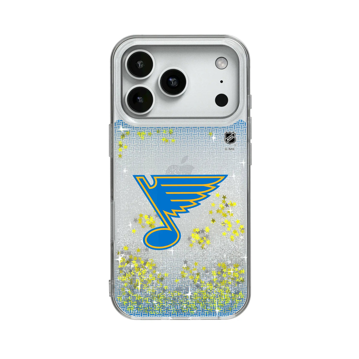 St. Louis Blues Linen Glitter Phone Case for Apple iPhone 17
