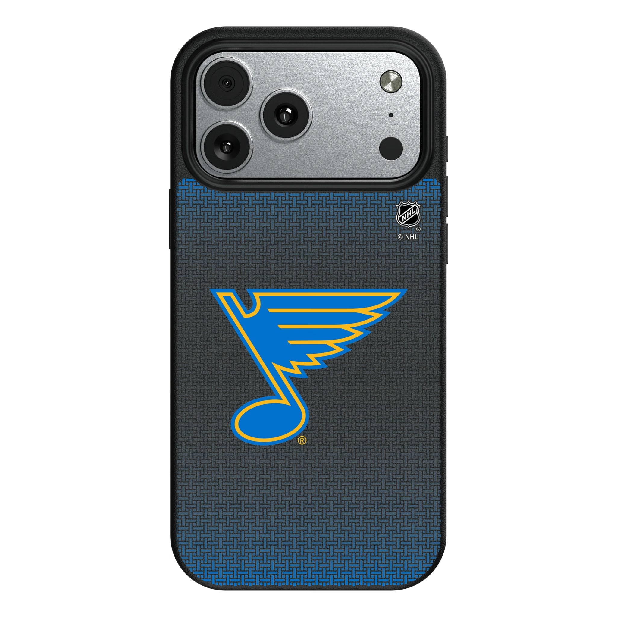 St. Louis Blues Linen MagSafe Compatible Phone Case for Apple iPhone 10
