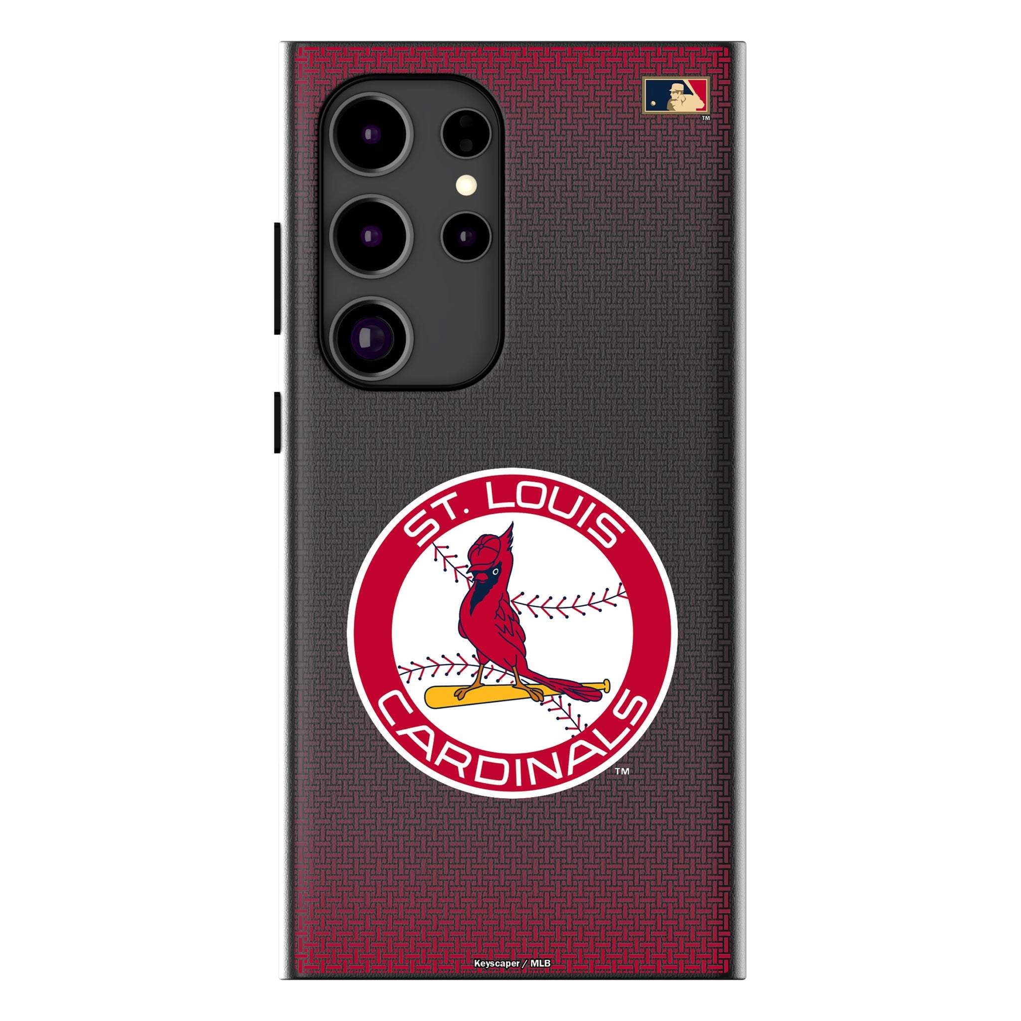 St Louis Cardinals 1966-1997 - Cooperstown Collection Linen MagSafe Compatible Phone Case for Samsung Galaxy 11