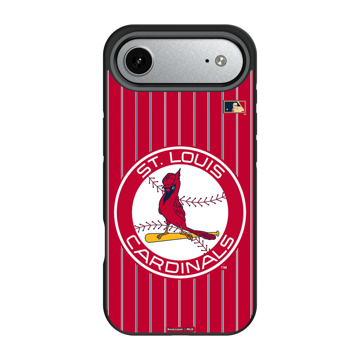 St Louis Cardinals 1966-1997 - Cooperstown Collection Pinstripe Bump Phone Case 9