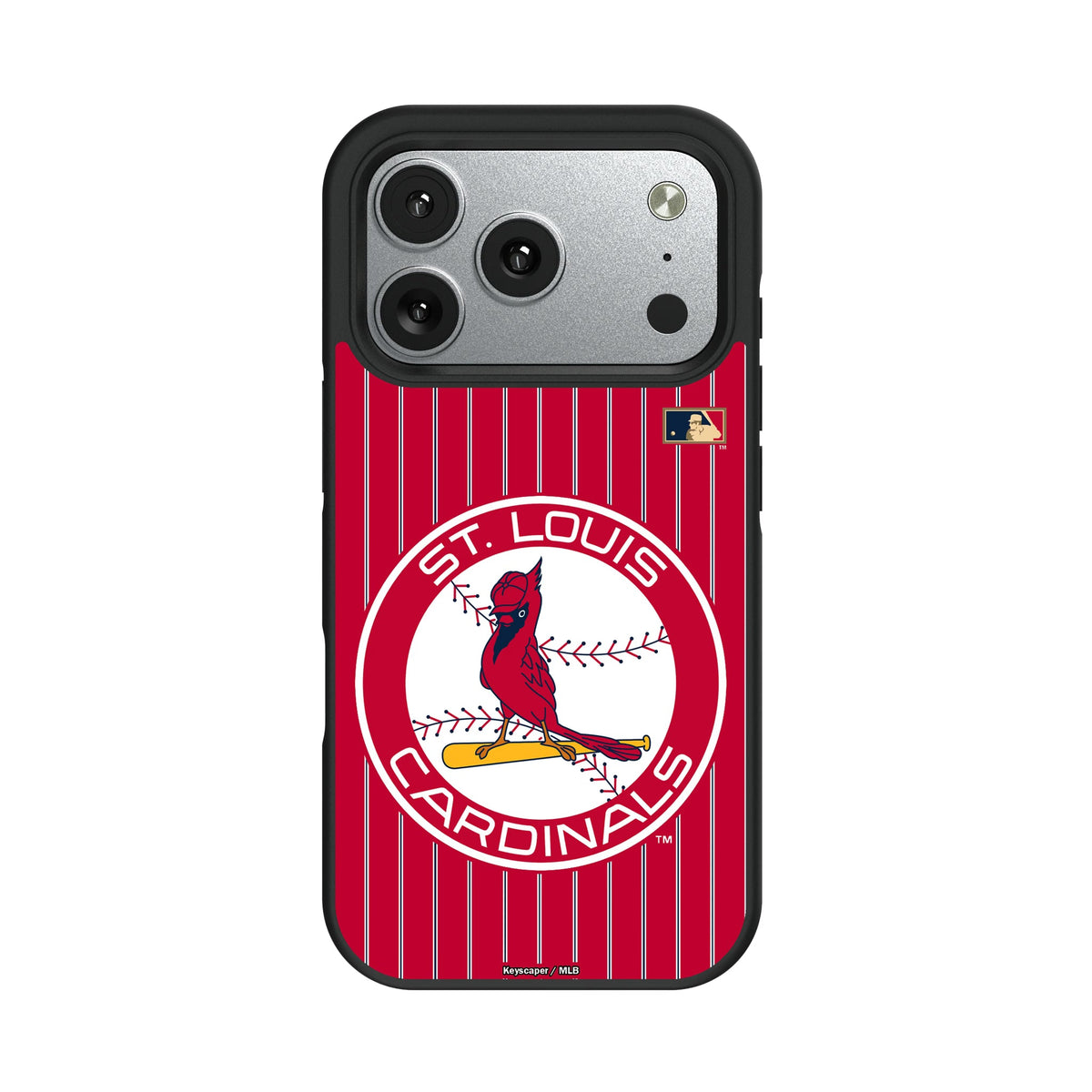 St Louis Cardinals 1966-1997 - Cooperstown Collection Pinstripe Bump Phone Case 10